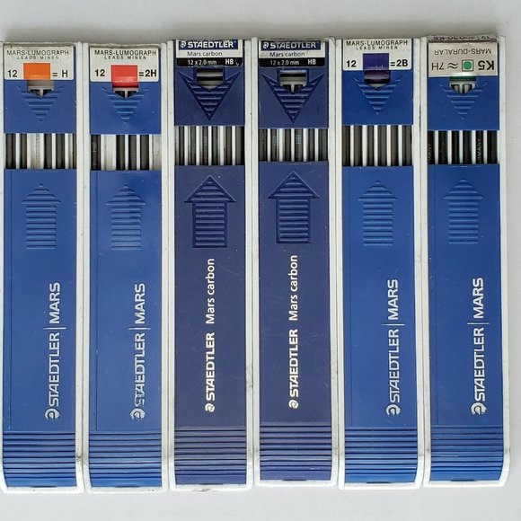 Staedtler Lead- 2mm Refills - 7H, 2B, HB, 2H, H - Picture 1 of 1